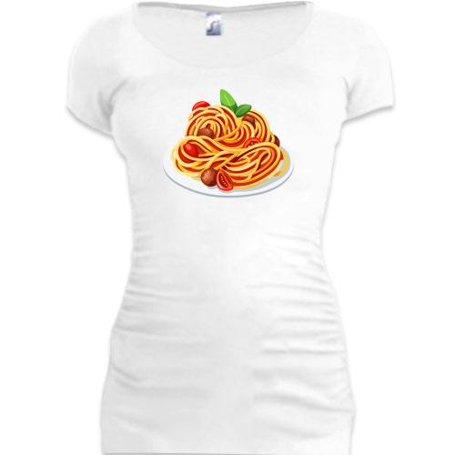 Туника со спагетти