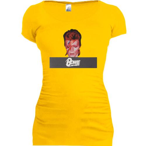 Подовжена футболка David Bowie