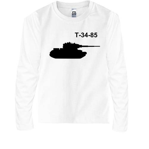 Детский лонгслив Т-34-85
