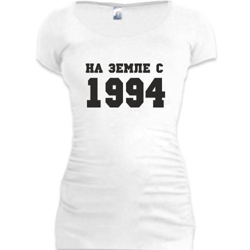Женская удлиненная футболка На земле с 1994