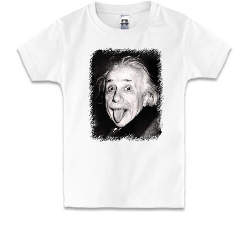 Детская футболка с Альбертом Эйнштейном