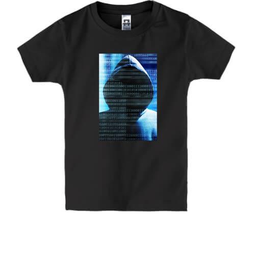 Детская футболка с хакером