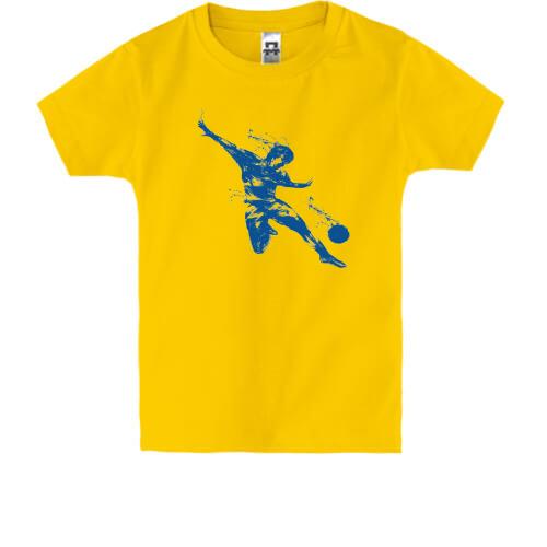 Детская футболка с футболистом