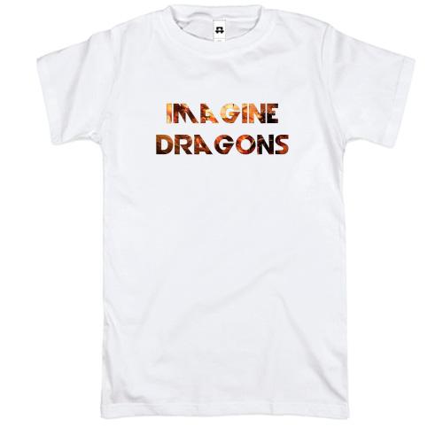 Футболка Imagine Dragons (огненный дракон)