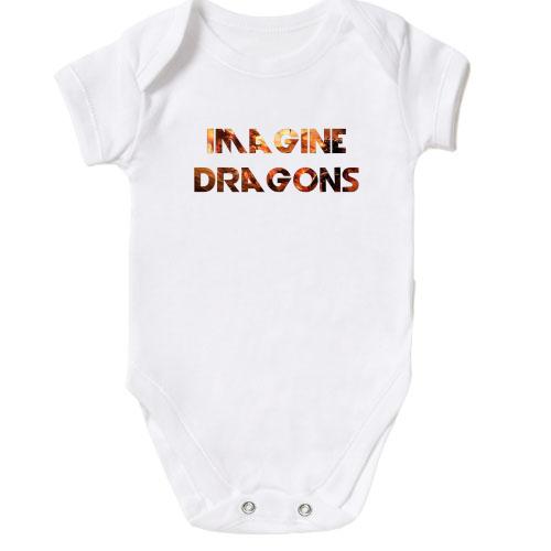 Дитячий боді Imagine Dragons (вогняний дракон)