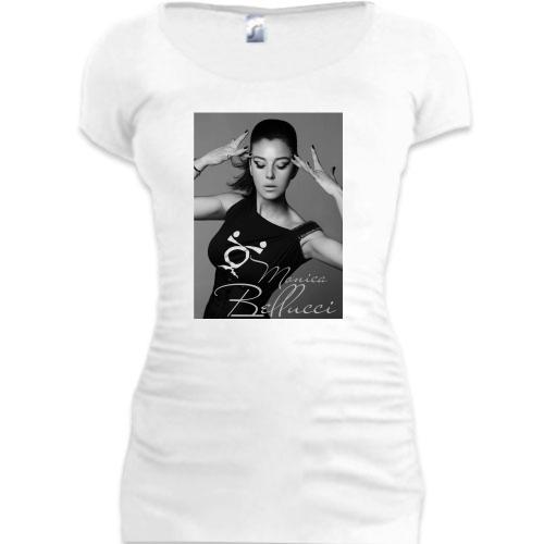 Женская удлиненная футболка MONICA BELLUCCI