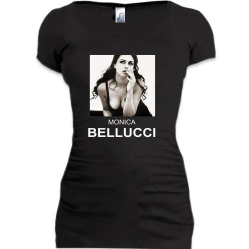 Женская удлиненная футболка MONICA BELLUCCI с сигаретой