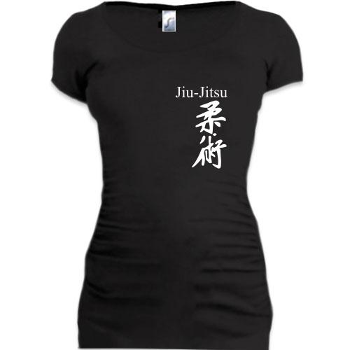 Подовжена футболка Ієрогліф Jiu-Jitsu