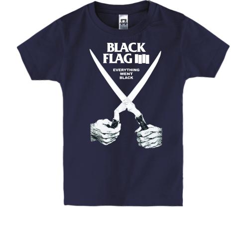 Детская футболка Black Flag - Everything Went Black