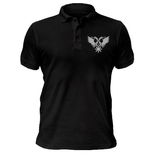 Чоловіча футболка-поло Behemoth лого з хрестом