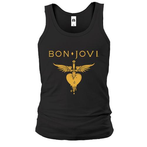Чоловіча майка Bon Jovi gold logo