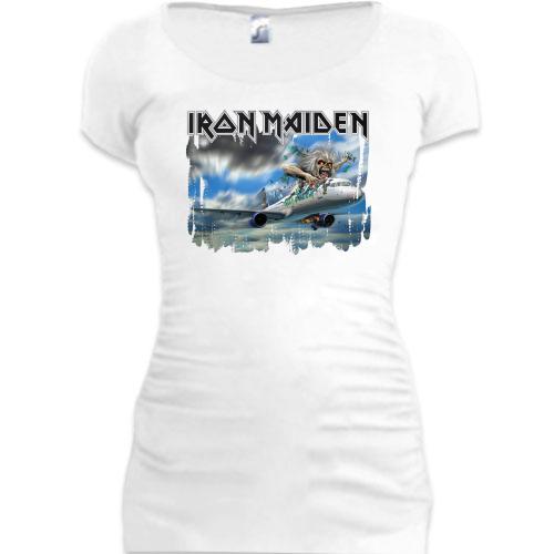 Подовжена футболка Iron Maiden - Монстр на літаку