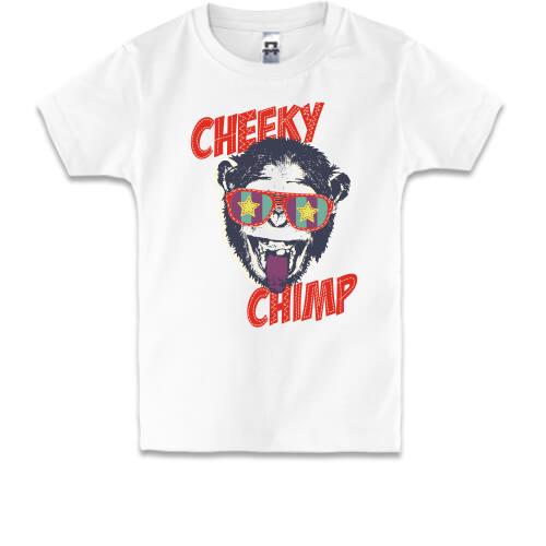 Детская футболка cheeky chimp monkey