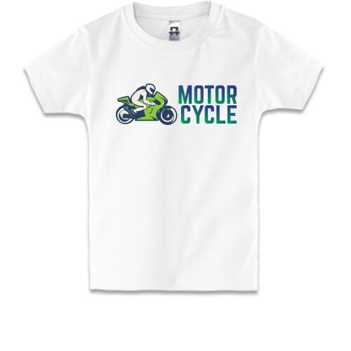 Детская футболка motor cycle