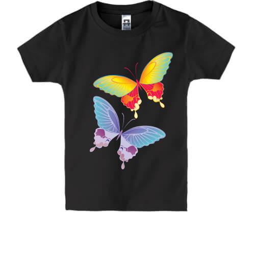 Дитяча футболка з метеликами