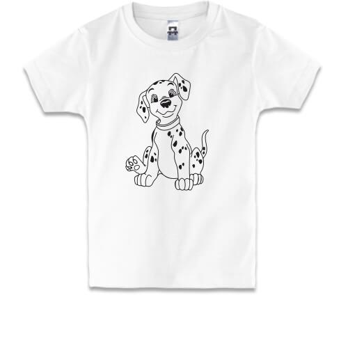 Детская футболка с далматинцем