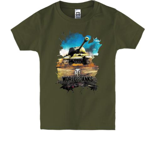 Детская футболка с танком (World of tanks)