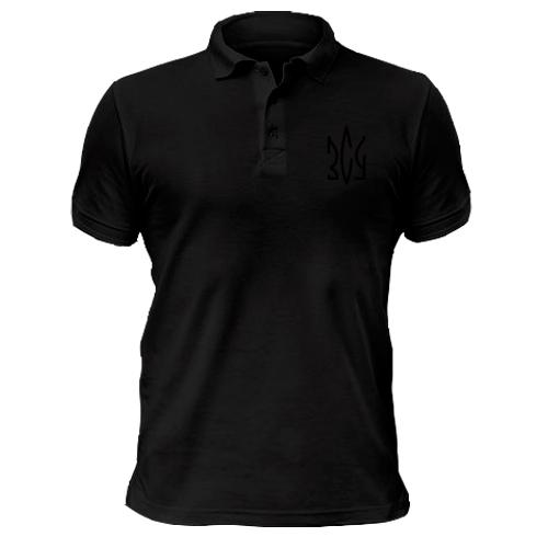 Чоловіча футболка-поло ЗСУ - Тризуб (міні)