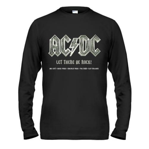Чоловічий лонгслів AC DC - Let there be rock!