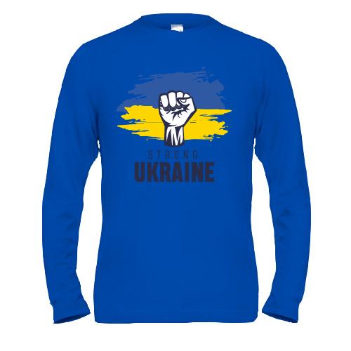 Чоловічий лонгслів Strong Ukraine