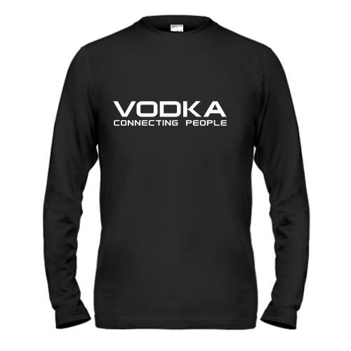 Чоловічий лонгслів Vodka connecting people 2