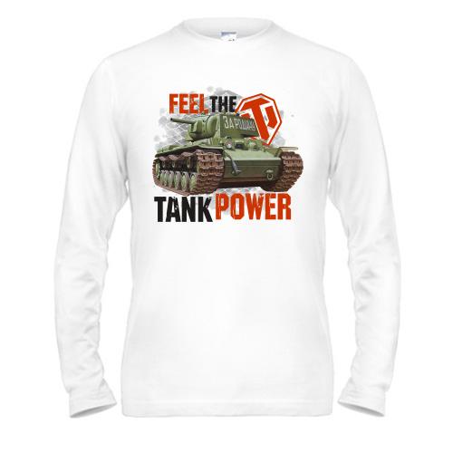 Лонгслив WOT - Feel the tank power