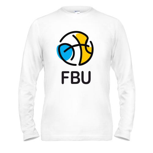 Лонгслив с лого федерации баскетбола Украины