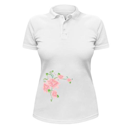 Рубашка поло с цветами (3)
