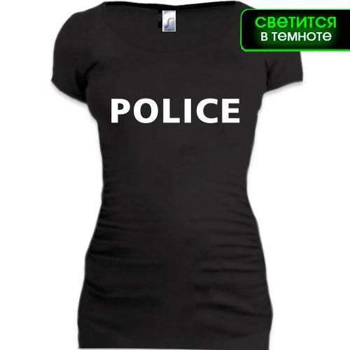 Подовжена футболка POLICE (поліція)