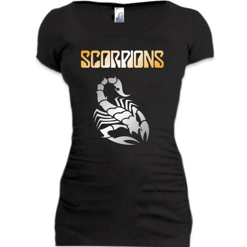 Подовжена футболка Scorpions (Gold)