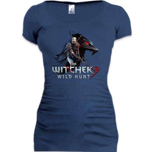 Подовжена футболка The Witcher 3 (wild hunt)