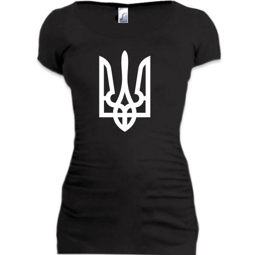 Подовжена футболка з гербом України