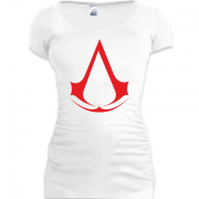 Женская удлиненная футболка Assassin