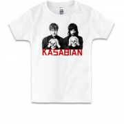 Детская футболка Kasabian с черепом