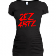 Женская удлиненная футболка 2ez4rtz