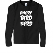 Дитячий лонгслів Angry birds nerd