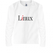 Детский лонгслив Linux