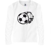 Детский лонгслив lion football