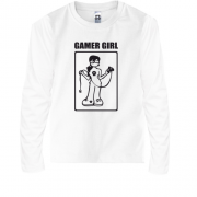 Детский лонгслив Gamer girl (2)
