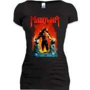 Подовжена футболка Manowar - Louder Than Hell