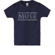 Детская футболка Muse (из слов)