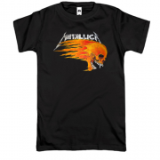 Футболка Metallica (с огненным черепом)