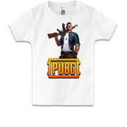 Детская футболка с персонажем PUBG