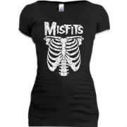 Подовжена футболка скелет Misfits (2)