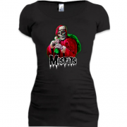 Подовжена футболка The Misfits Santa