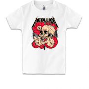 Детская футболка Metallica (арт череп)