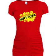 Подовжена футболка Nirvana Арт
