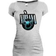 Подовжена футболка Nirvana (Гітара)