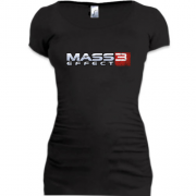 Подовжена футболка Mass Effect 3 Logo
