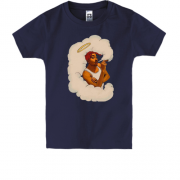 Детская футболка с 2PAC на небесах